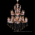 Lustres de egyptian crystal huge hotel classic used lighting fixtures big chandelier 88628